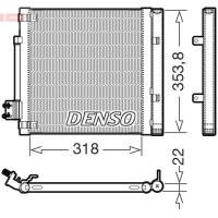 DENSO DCN99082 Kondensator, Klimaanlage