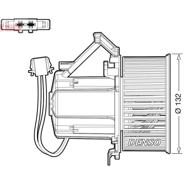DENSO DEA02009 Innenraumgebläse