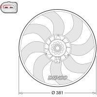 DENSO DER02006 Lüfter, Motorkühlung