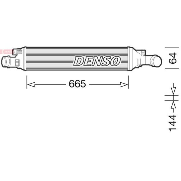 DENSO DIT02036 Ladeluftkühler