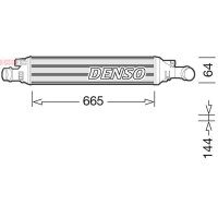 DENSO DIT02036 Ladeluftkühler