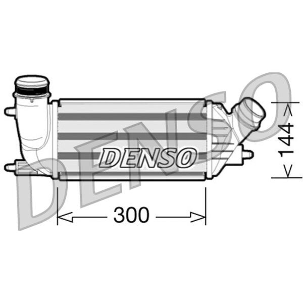 DENSO DIT07001 Ladeluftkühler