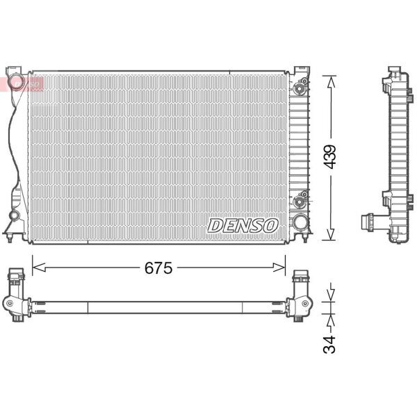 DENSO DRM02028 Kühler, Motorkühlung