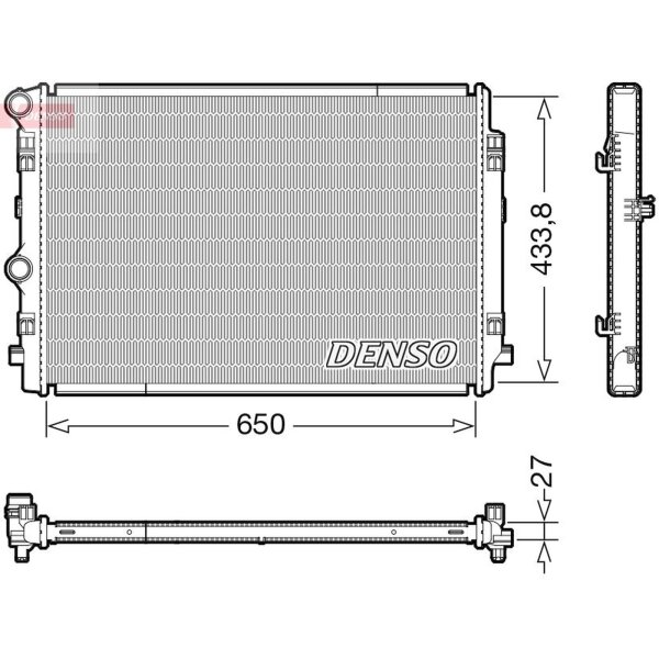 DENSO DRM02044 Kühler, Motorkühlung