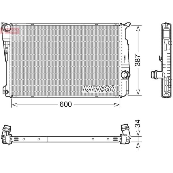 DENSO DRM05006 Kühler, Motorkühlung