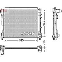 DENSO DRM09006 Kühler, Motorkühlung