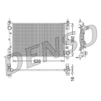 DENSO DRM09114 Kühler, Motorkühlung