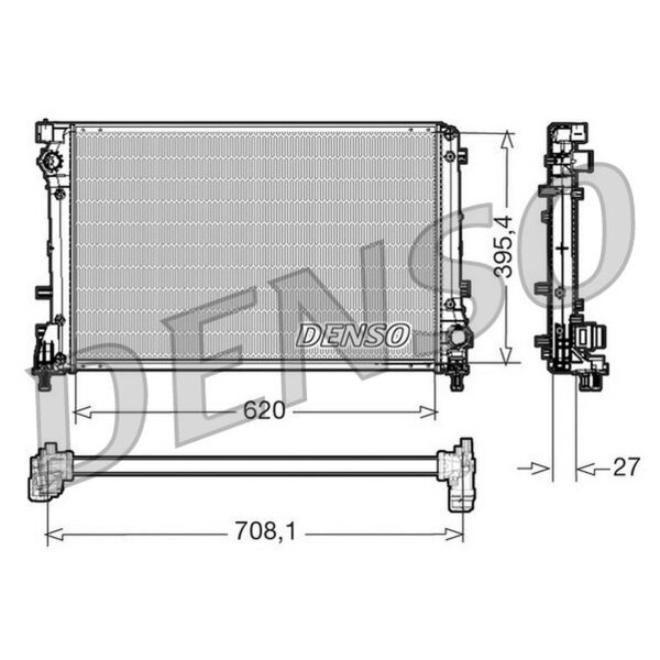DENSO DRM09163 Kühler, Motorkühlung