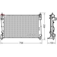 DENSO DRM09178 Kühler, Motorkühlung