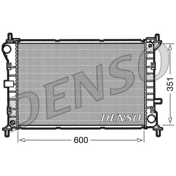 DENSO DRM10051 Kühler, Motorkühlung