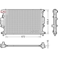 DENSO DRM10121 Kühler, Motorkühlung