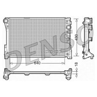 DENSO DRM17005 Kühler, Motorkühlung