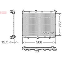 DENSO DRM21107 Kühler, Motorkühlung