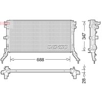 DENSO DRM23039 Kühler, Motorkühlung