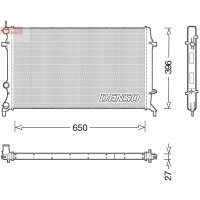 DENSO DRM32043 Kühler, Motorkühlung