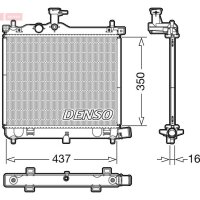 DENSO DRM41009 Kühler, Motorkühlung