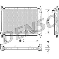 DENSO DRM46037 Kühler, Motorkühlung