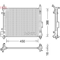 DENSO DRM46054 Kühler, Motorkühlung