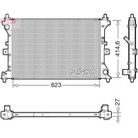 DENSO DRM47039 Kühler, Motorkühlung