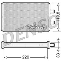 DENSO DRR12007 Wärmetauscher, Innenraumheizung