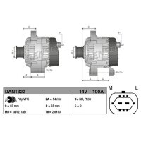 DENSO DAN1322 Generator