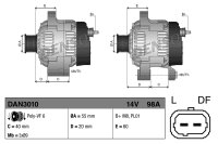 DENSO DAN3010 Generator