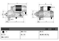 DENSO DSN3052 Starter