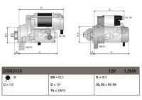 DENSO DSN3130 Starter