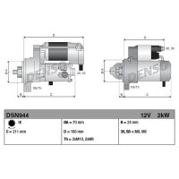 DENSO DSN944 Starter