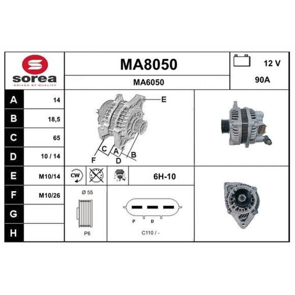 SNRA MA8050 Generator