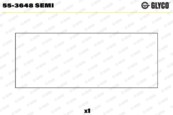 GLYCO 55-3648 SEMI Lagerbuchse, Pleuel