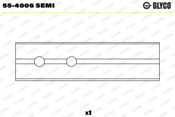 GLYCO 55-4006 SEMI Lagerbuchse, Pleuel