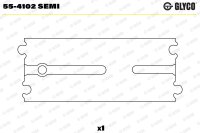 GLYCO 55-4102 SEMI Lagerbuchse, Pleuel