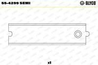 GLYCO 55-4299 SEMI Lagerbuchse, Pleuel