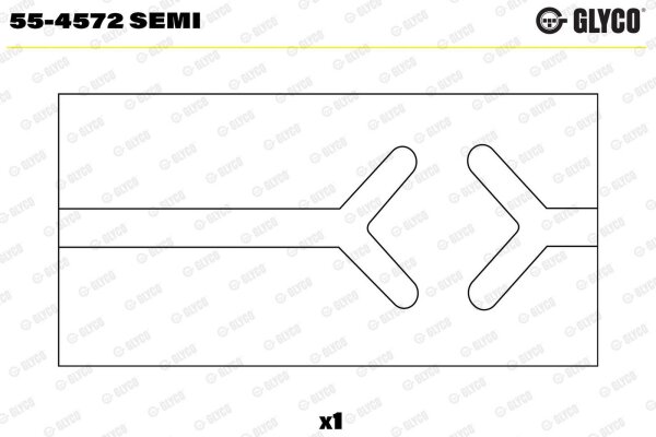GLYCO 55-4572 SEMI Lagerbuchse, Pleuel
