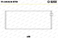 GLYCO 71-3431/8 STD Pleuellagerschale