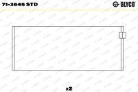 GLYCO 71-3645 STD Pleuellagerschale