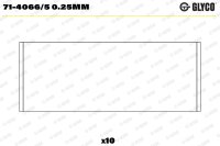 GLYCO 71-4066/5 0.25MM Pleuellagerschale