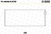 GLYCO 71-4806/6 STD Pleuellagerschale
