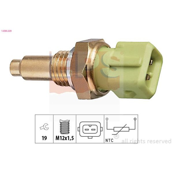 EPS 1.830.220 Sensor, Kühlmitteltemperatur