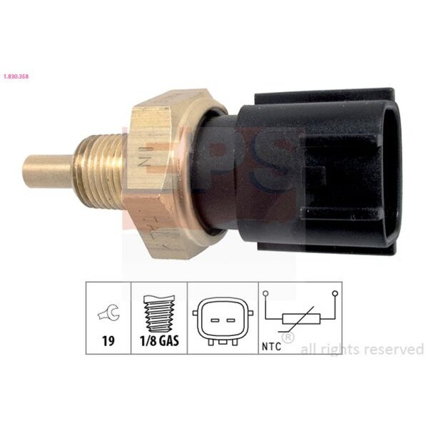 EPS 1.830.358 Sensor, Öltemperatur