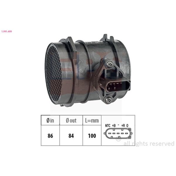 EPS 1.991.499 Luftmassenmesser