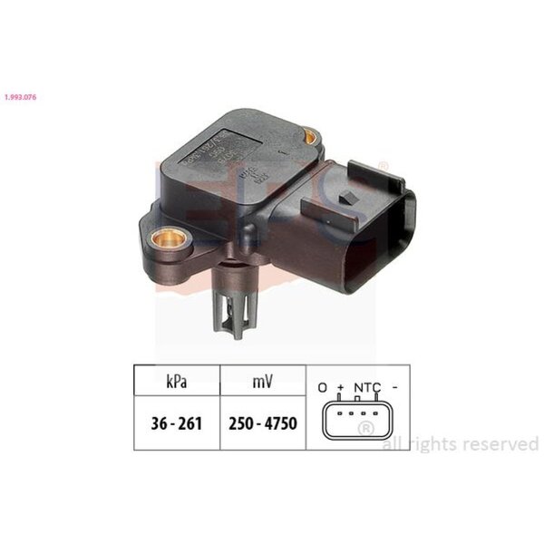 EPS 1.993.076 Luftdrucksensor, Höhenanpassung