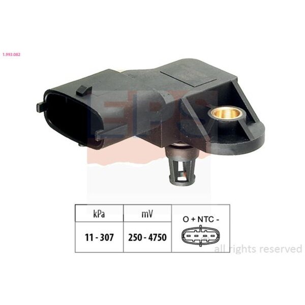EPS 1.993.082 Luftdrucksensor, Höhenanpassung