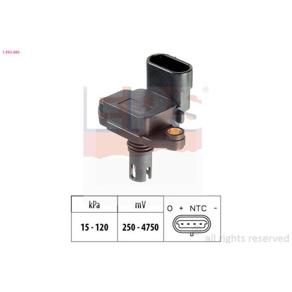 EPS 1.993.086 Luftdrucksensor, Höhenanpassung