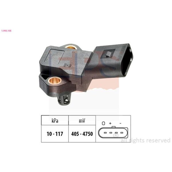 EPS 1.993.105 Luftdrucksensor, Höhenanpassung