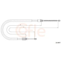 COFLE 10.6697 Seilzug, Feststellbremse
