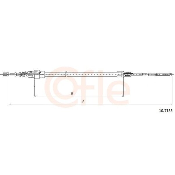 COFLE 10.7135 Seilzug, Feststellbremse
