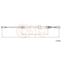 COFLE 10.9883 Seilzug, Feststellbremse