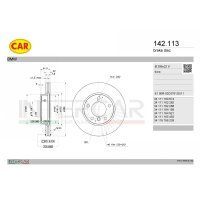 CAR 142.113 Bremsscheibe